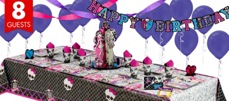 Monster High. Праздничное украшение детского стола