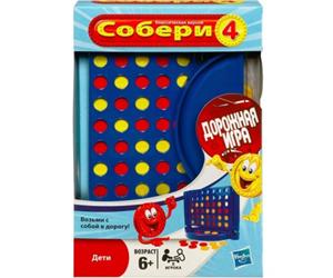 Игра дорожная Hasbro "Собери 4-ку"