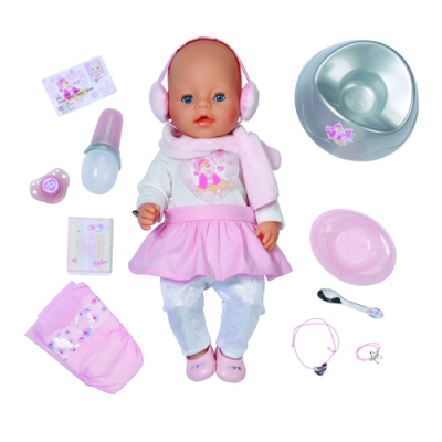 Кукла Zapf BABY BORN - ЗИМНЯЯ КРАСАВИЦА (43 см, с чипом и аксессуарами)