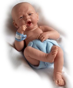 Реалистичный новорожденный зевающий мальчик Newborn First Yawn- Real Boy