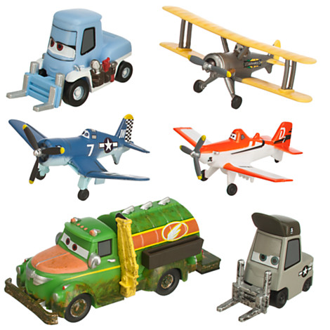 Набор самолётиков Дисней Литачки Planes Figure Play Set - Propwash Junction