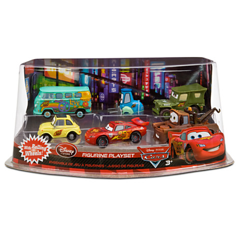 Наборчик тачек Lightning McQueen Pit Crew Figure Play Set