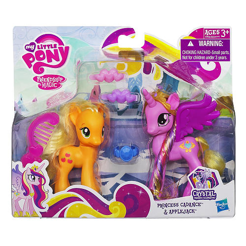 My Little Pony Princess Figures 2-Pack - Cadance and Applejack