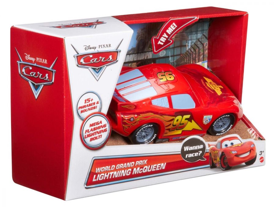 Cars Lights and Sounds World Grand Prix Lightning McQueen Vehicle