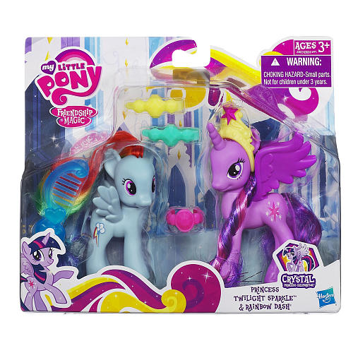 My Little Pony Princess Figures 2-Pack - Twilight Sparkle and Rainbow Dash