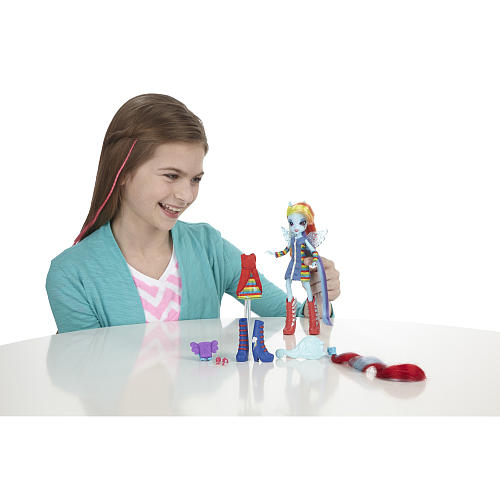 My Little Pony Pony Equestria Girl Dolls with Accessories - Rainbow
