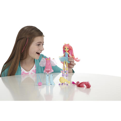  My Little Pony Equestria Girls Fluttershy Doll Флаттершай с аксессуарами