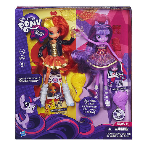 My Little Pony - Equestria Girls Sunset Shimmer and Twilight Sparkle Dolls