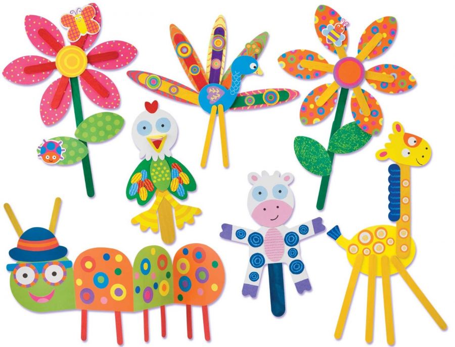 Набор для творчества Маленькие ручки ALEX® Toys - Early Learning Pop Stick Art 