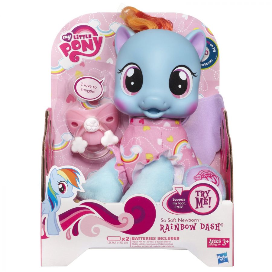 My Little Pony Малышка Рейнбоу Дэш говорящая