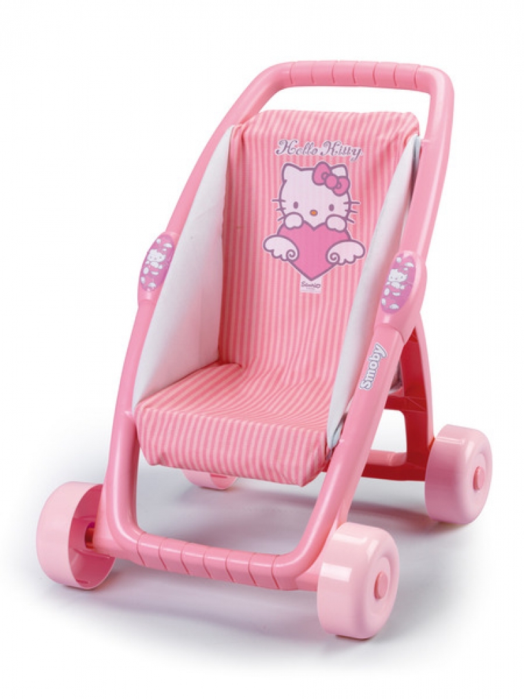 Коляска Hello Kitty, висота ручки 49 см, 18міс.+