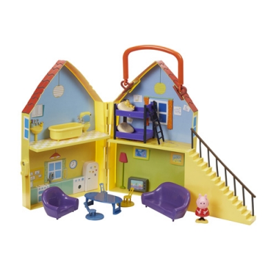 Игровой набор Peppa - ДОМ ПЕППЫ (домик с мебелью, фигурка Пеппы)