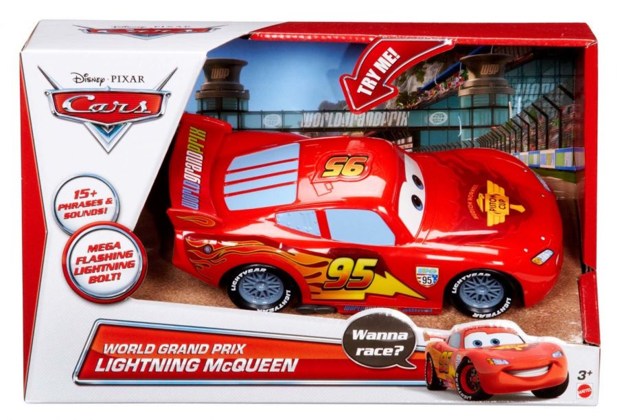 Cars Lights and Sounds World Grand Prix Lightning McQueen Vehicle