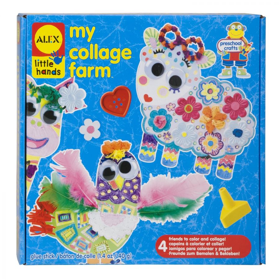Набор для творчества Маленькие ручки ALEX® Toys - Early Learning My Collage Farm -Little Hands