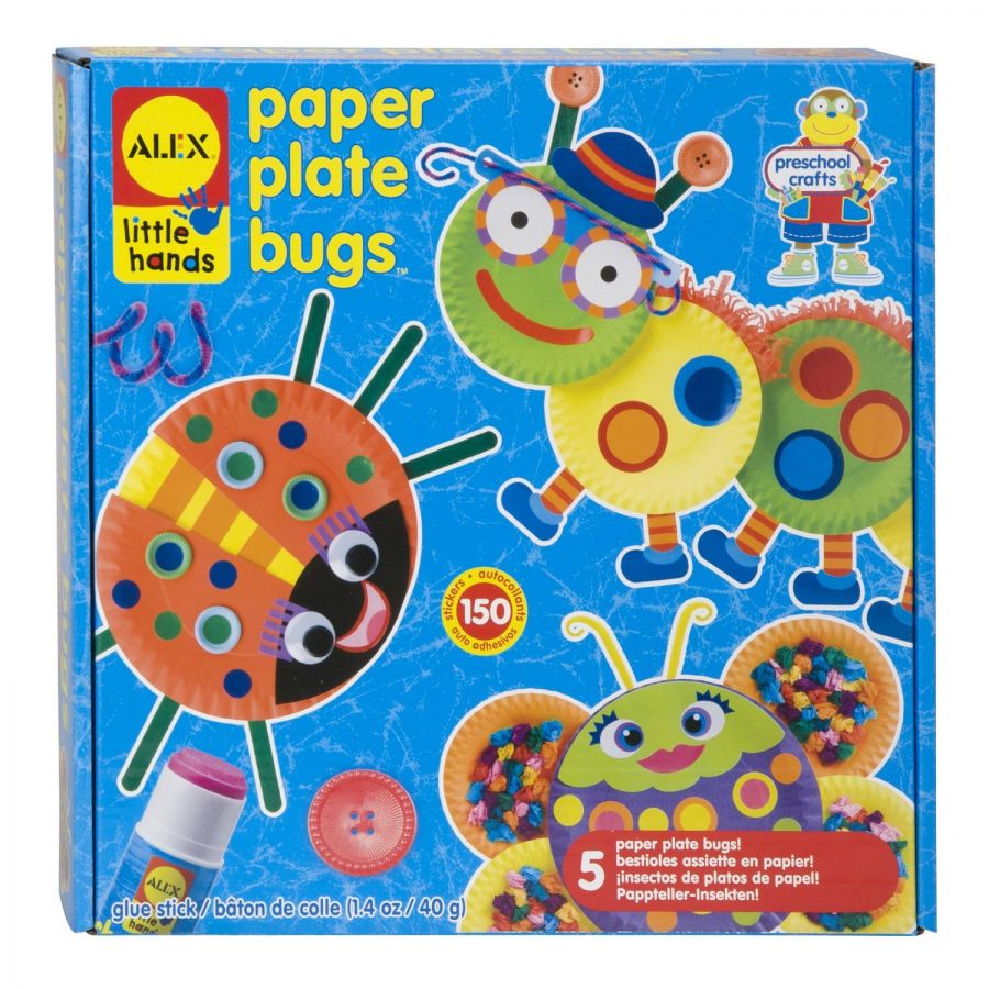 Набор для творчества Маленькие ручки ALEX® Toys - Early Learning Paper Plate Bugs